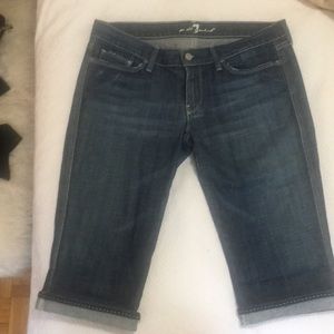 Seven Bermuda Jean Shorts